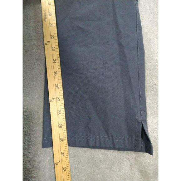 Oakley Pants Mens 32x32 Gray Chino Straight Leg Mid Rise Stretch Flat Front - Picture 5 of 8